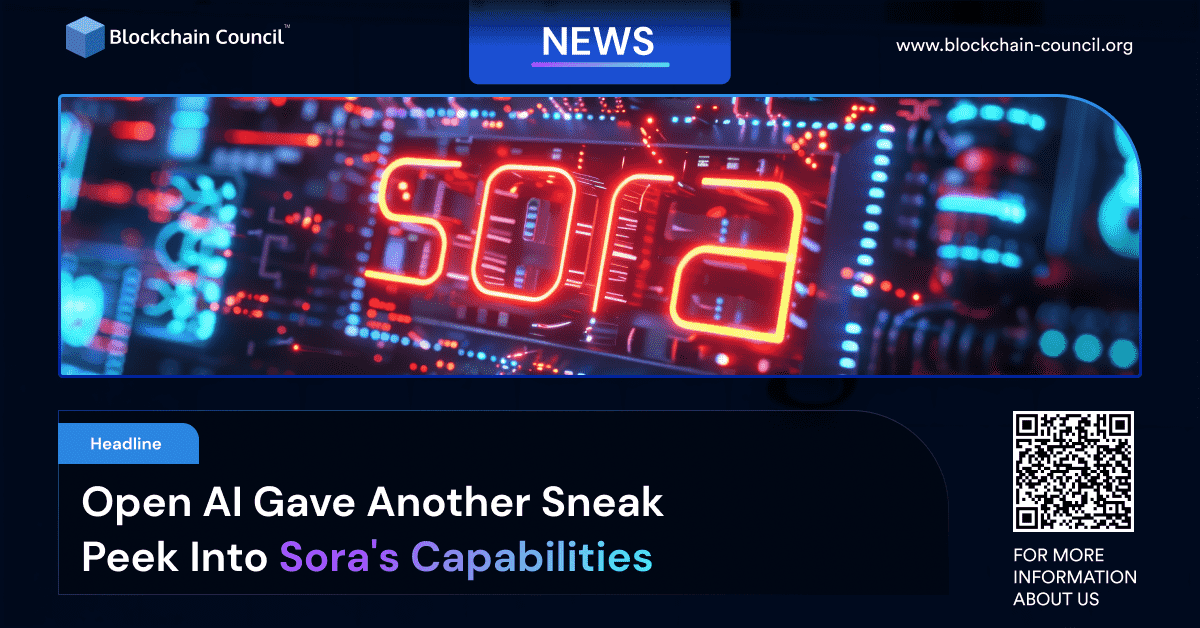 OpenAI Gave Another Sneak Peek Into Sora's Capabilities