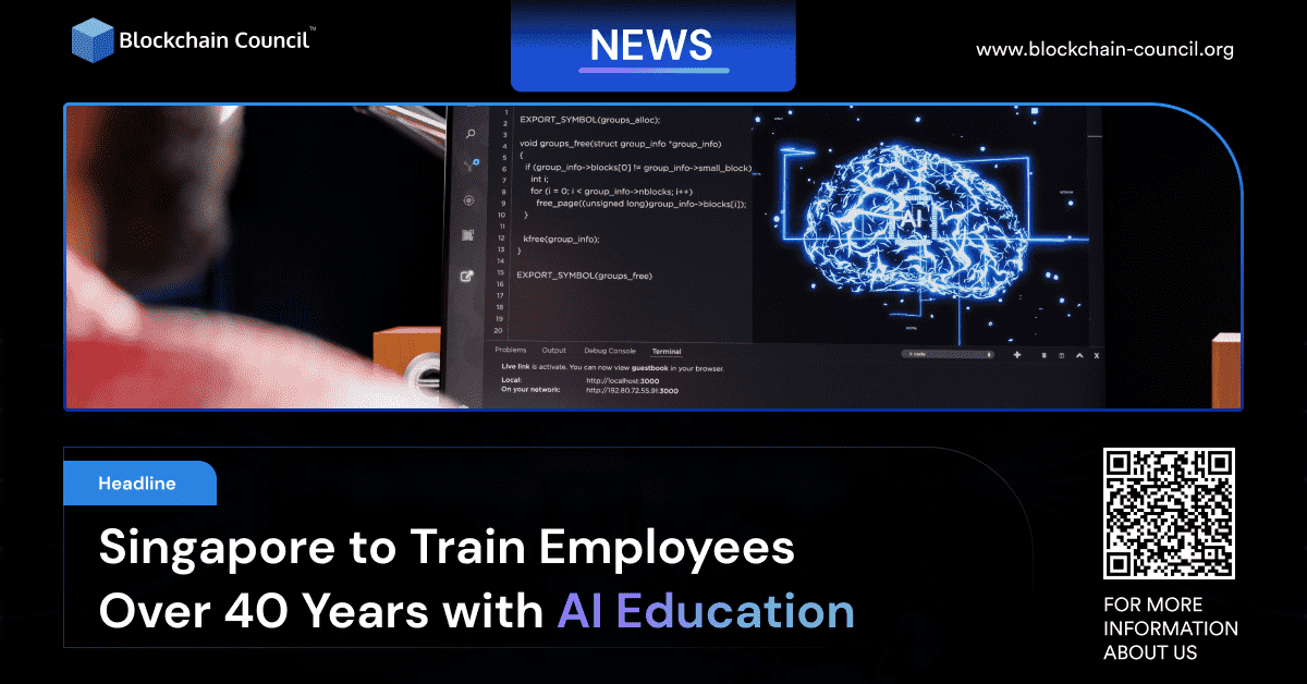Singapore to Train Employees Over 40 Years with AI Education