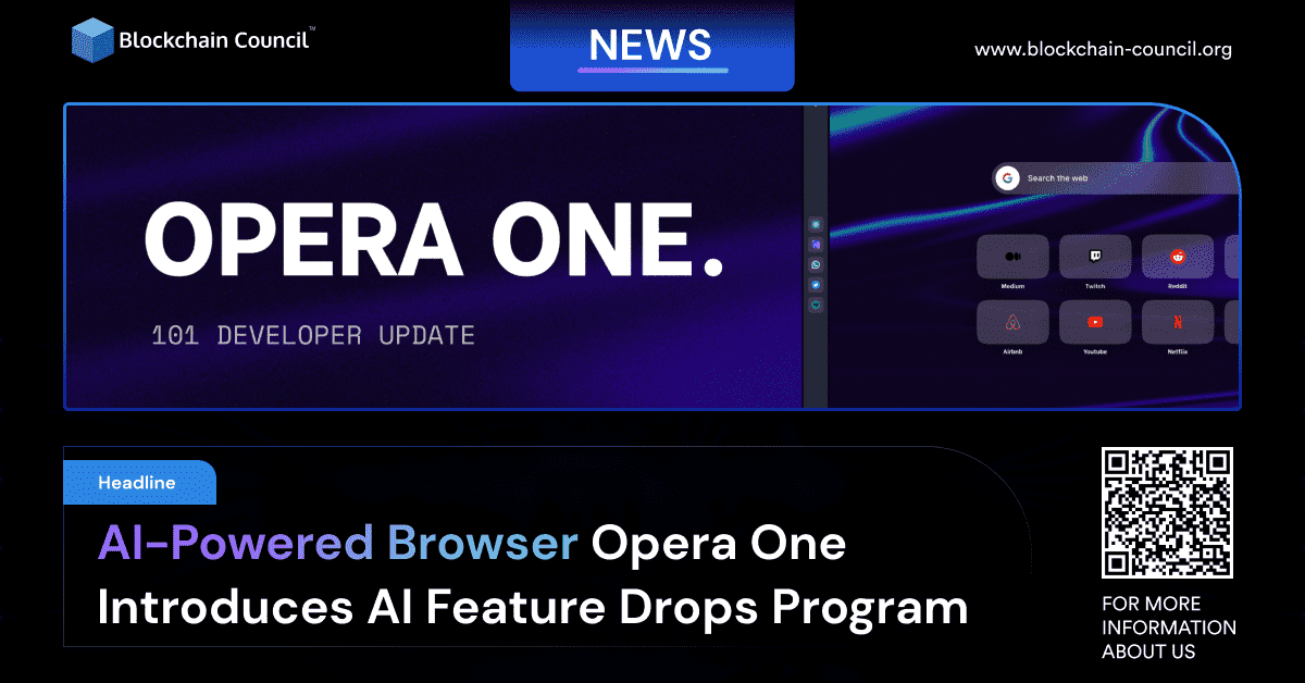 AI-Powered Browser Opera One Introduces AI Feature Drops Program