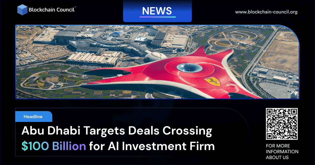 Abu Dhabi Targets Deals Crossing $100 Billion for AI Investment Firm