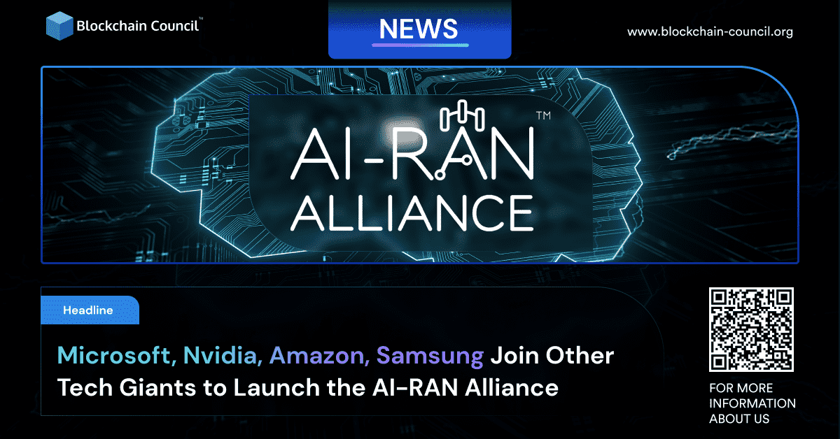 Microsoft, Nvidia, Amazon, Samsung Join Other Tech Giants to Launch the AI-RAN Alliance