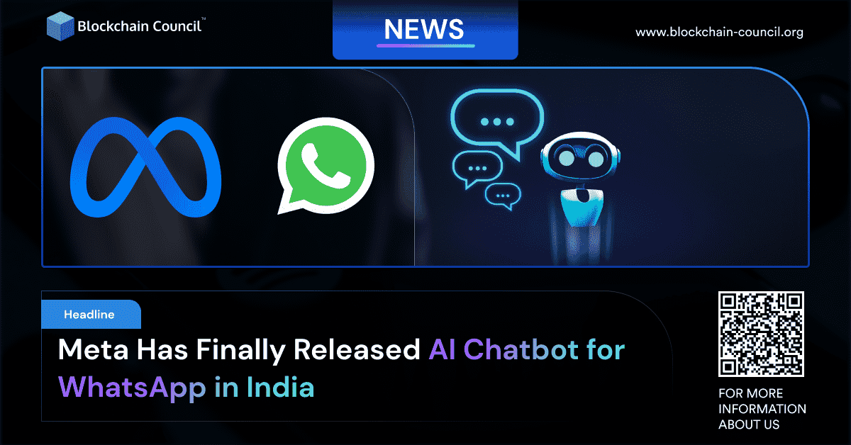 Meta Has Finally Released AI Chatbot for WhatsApp in India