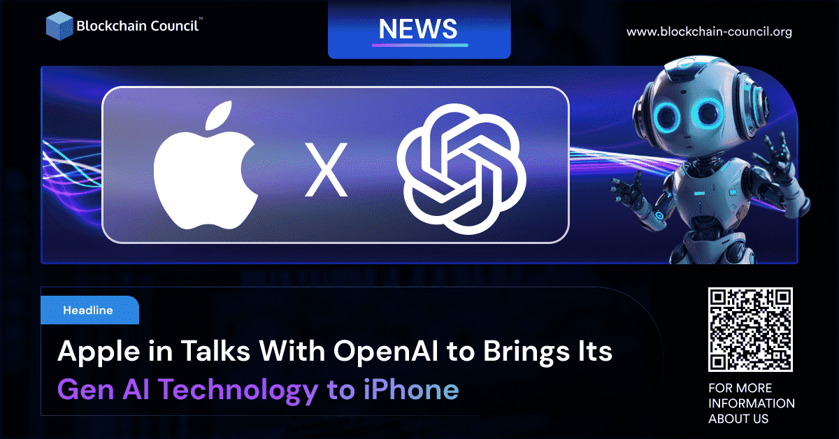 Apple in Talks With OpenAI to Brings Its Gen AI Technology to iPhone