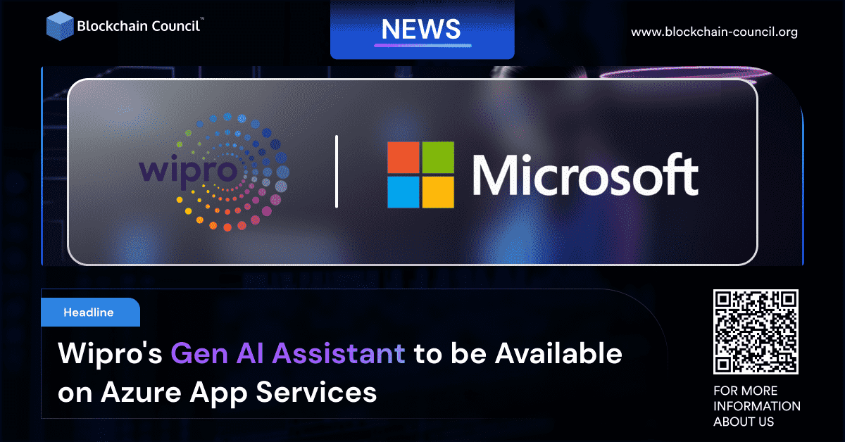 Wipro's Gen AI Assistant to be Available on Azure App Services