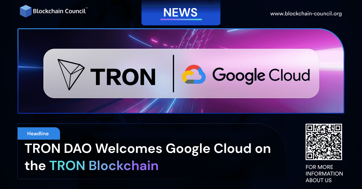 TRON DAO Welcomes Google Cloud on the TRON Blockchain