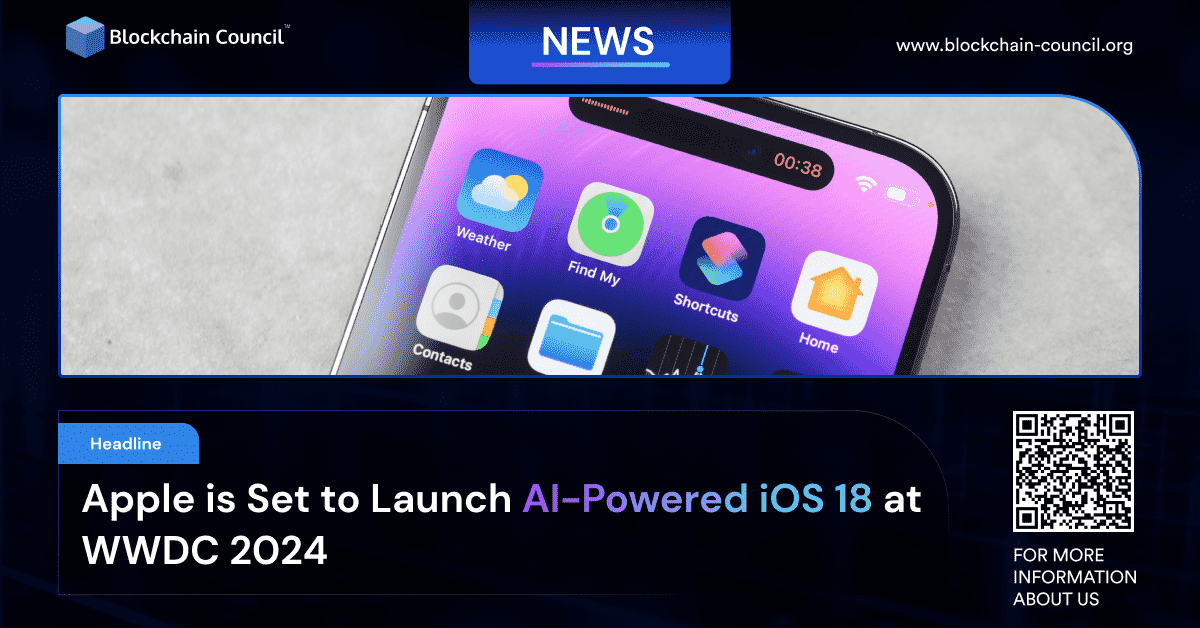 Apple is Set to Launch AI-Powered iOS 18 at WWDC 2024