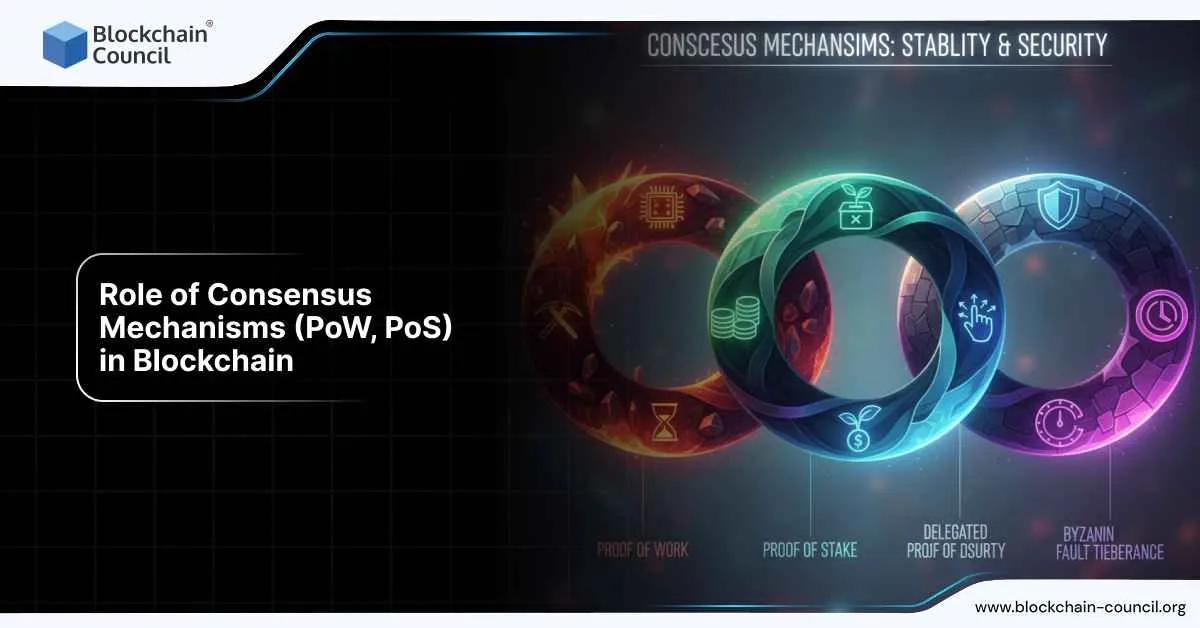 What Is the Role of Consensus Mechanisms (PoW, PoS, etc.) in Blockchain?