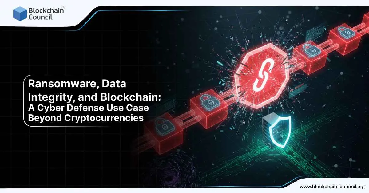 Ransomware, Data Integrity, and Blockchain: A Cyber Defense Use Case Beyond Cryptocurrencies