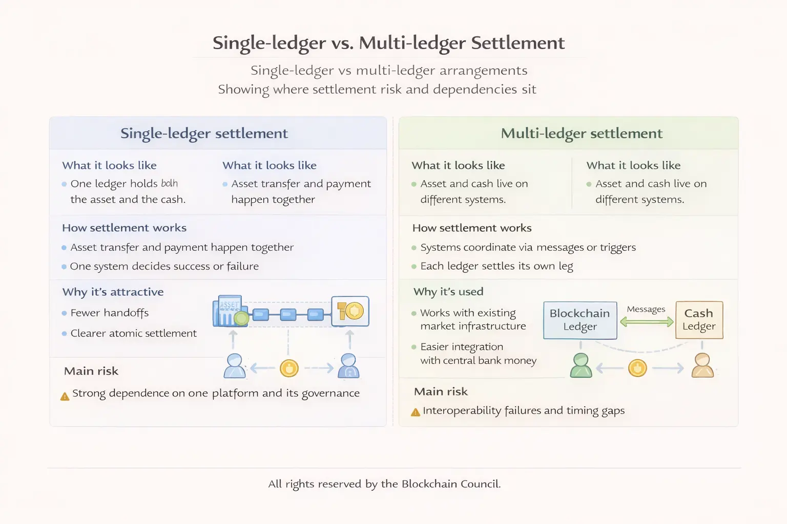 single vs multi ledger