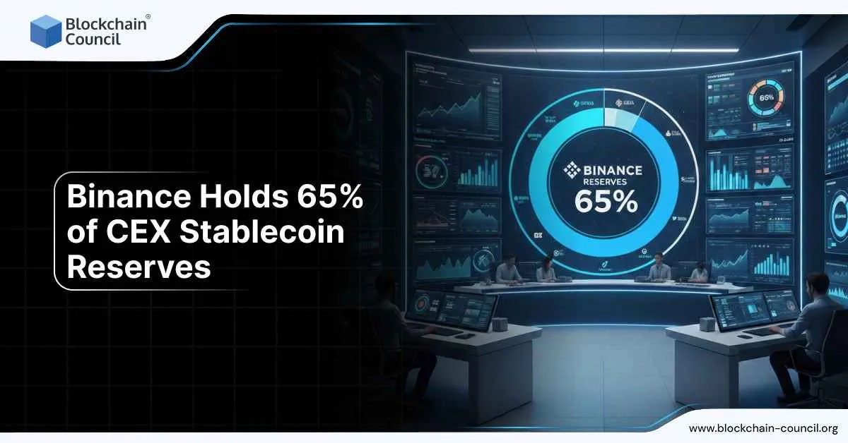 Binance Holds 65% of CEX Stablecoin Reserves