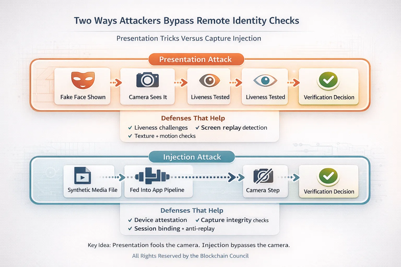 Ways attackers bypass identity checks