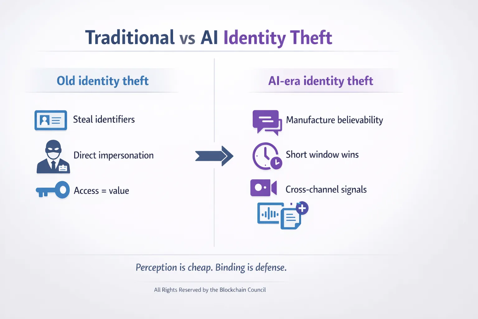 traditional vs ai identity theft